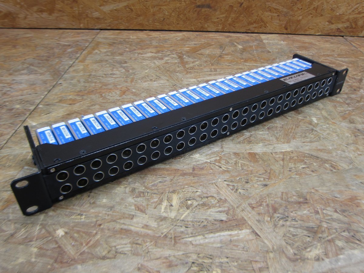 *CANARE*DVJB-W / 75Ω video patch record / patch bay *26 hole [ black ] * Canare *Z-1095