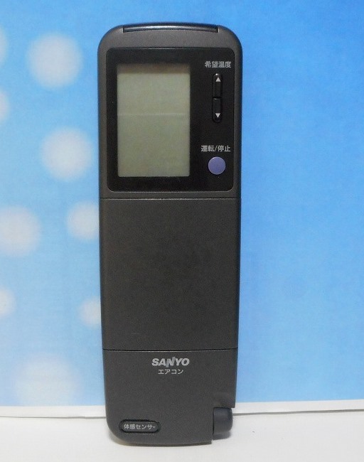 SANYO サンヨー エアコン用リモコン 管理番号:c-5821 RCS-VR1A K 流行に オープニング大セール