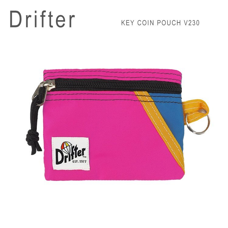 新品 未使用 1円スタート Drifter KEY COIN POUCH DFV0230 ドリフター キーコインポーチ コインケース 定期入れ キーケース 小銭入れ_画像1