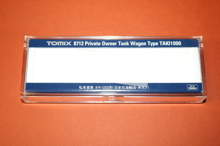 ▲７１５ トミックス ケースのみ 私有貨車 タキ１０００形 日本石油輸送 米タン ８７１２ 車両無し ▲_画像1