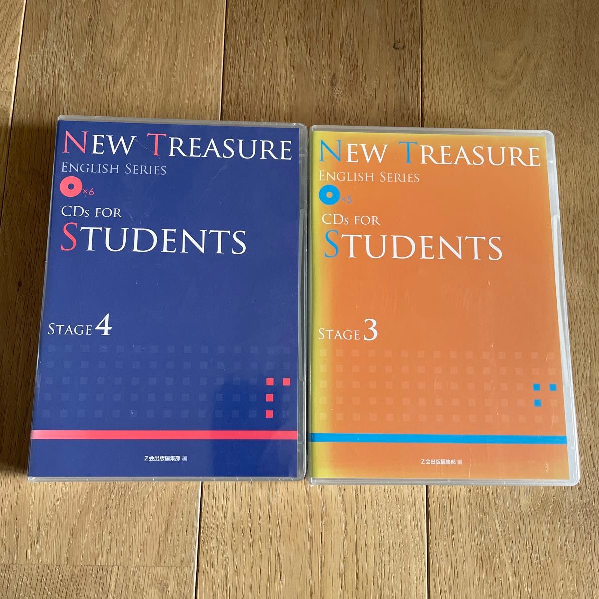 NEW TREASURE ENGLISH SERIES CDs FOR STUDENTS STAGE3  STAGE4 計2種類