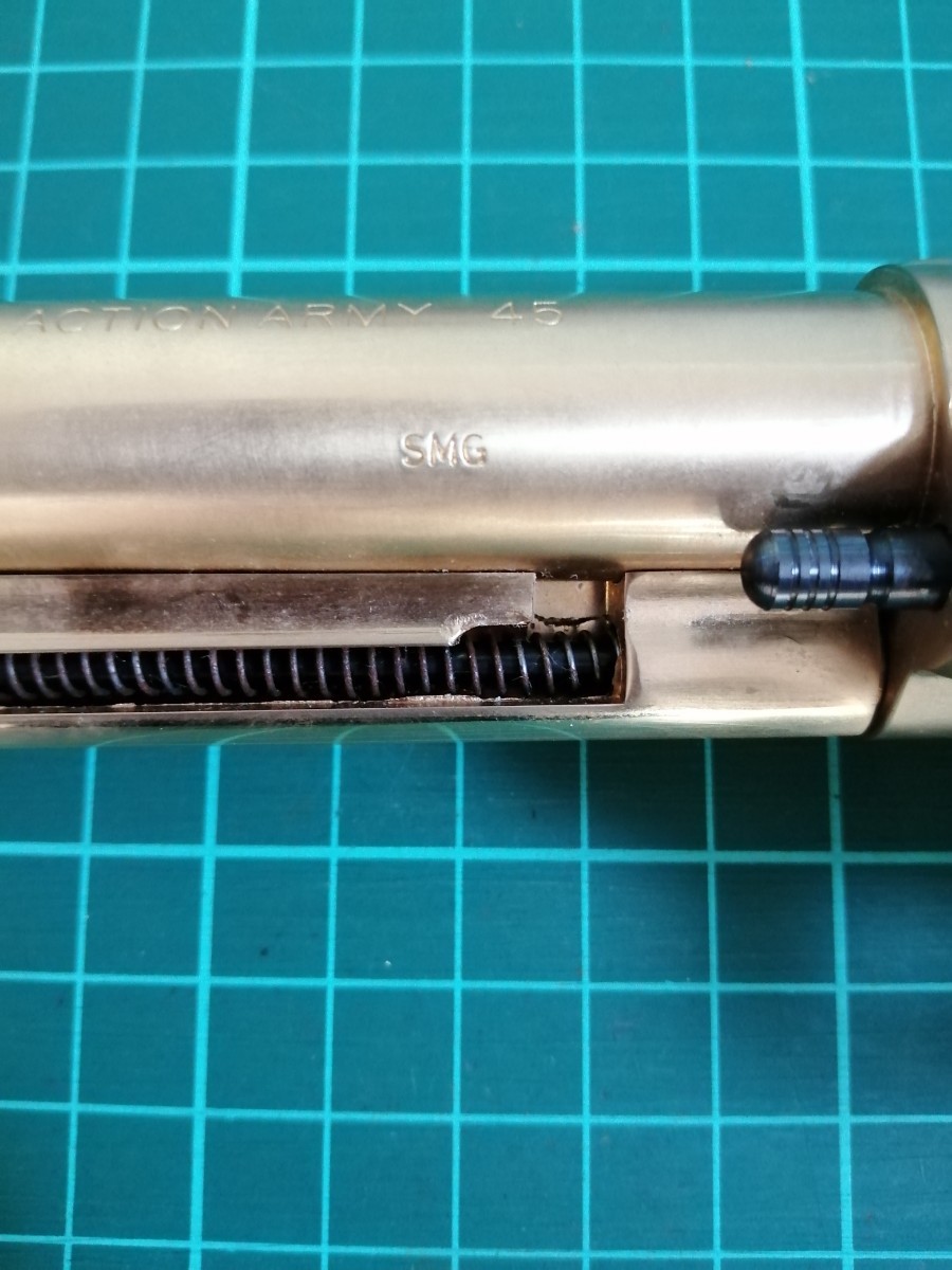 H103　モデルガン フランクリンミント　明治天皇の銃　木製グリップ　インサート銃口封鎖型　動作確認 OK　重さ　1061g_画像6
