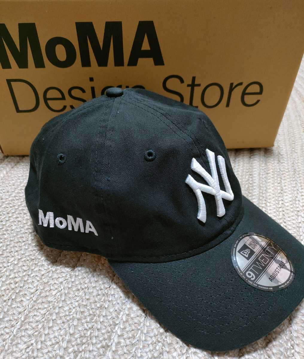 新品 未使用 NEW ERA MOMA 別注 ヤンキース スナップバック キャップ 黒 ブラック ニューエラ フリーサイズ ニューヨーク 近代美術館 モマ_画像1