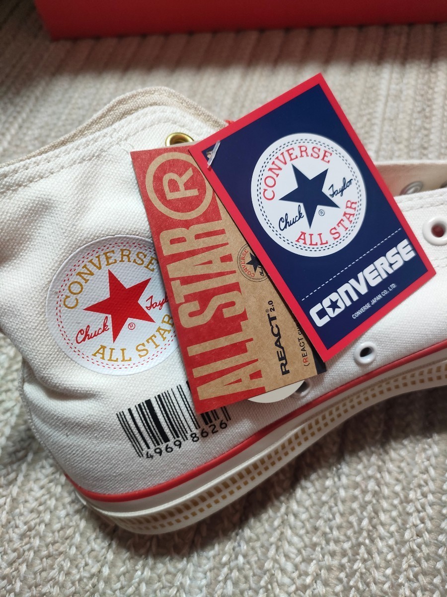 新品 定価13200 コンバース オールスター ハイ カップヌードル 28cm CONVERSE ALL STAR HI CUPNOODLE 限定 Limited スニーカー REACT_画像9