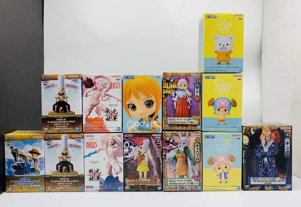 【未開封】 ONE PIECE ワンピース プライズフィギュア まとめ売り ルフィ シャンクス ナミ サンジ チョッパー ウタ ゼフ ヤマト など_画像1