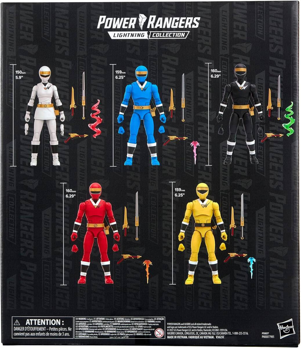 6 дюймовый Power Ranger подсветка коллекция Чужой Ranger 5 body комплект Ninja Sentai Kaku Ranger Power Rangers