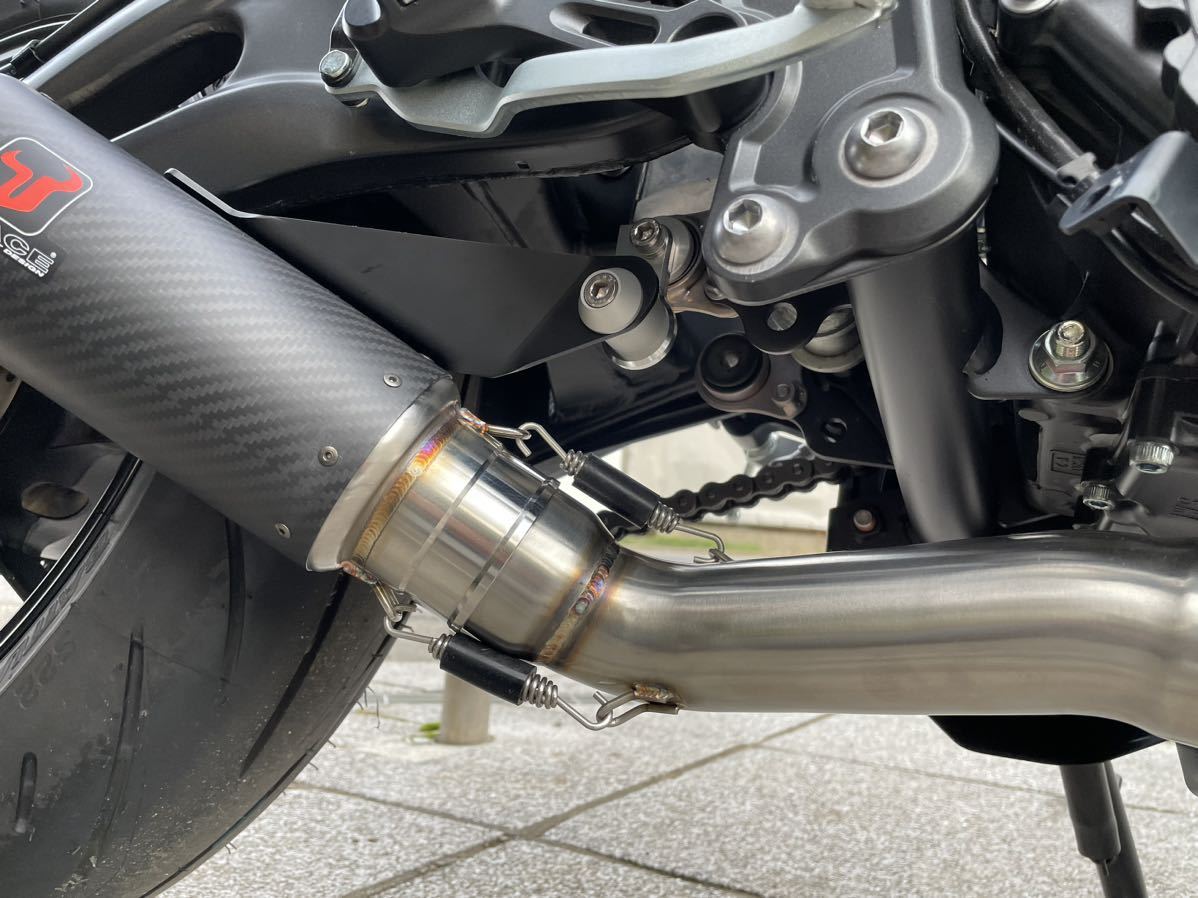 IXIL EXHAUSt フルエキゾーストカーボンマフラーMT07YZF-R7_画像2