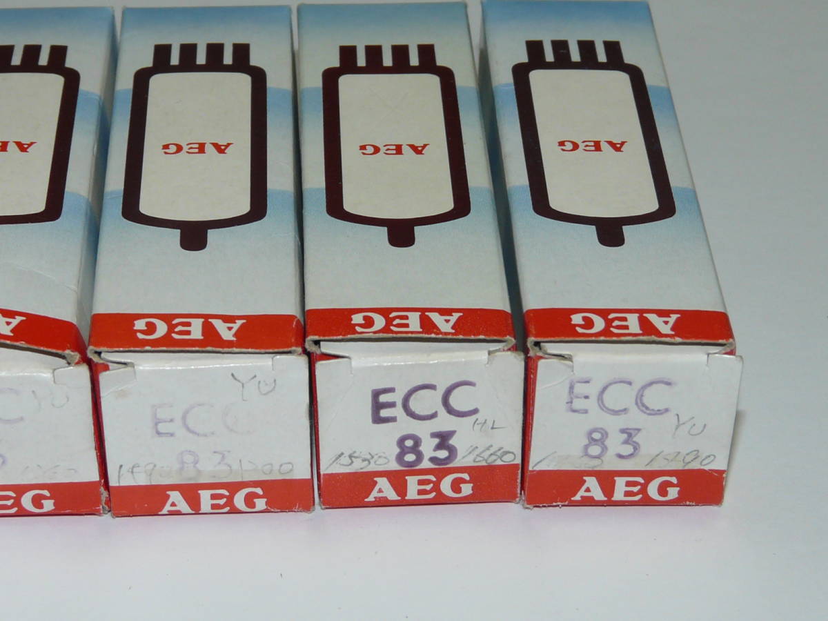 ◇AEG ECC83 12AX7　真空管　６本セット　未使用　_画像9
