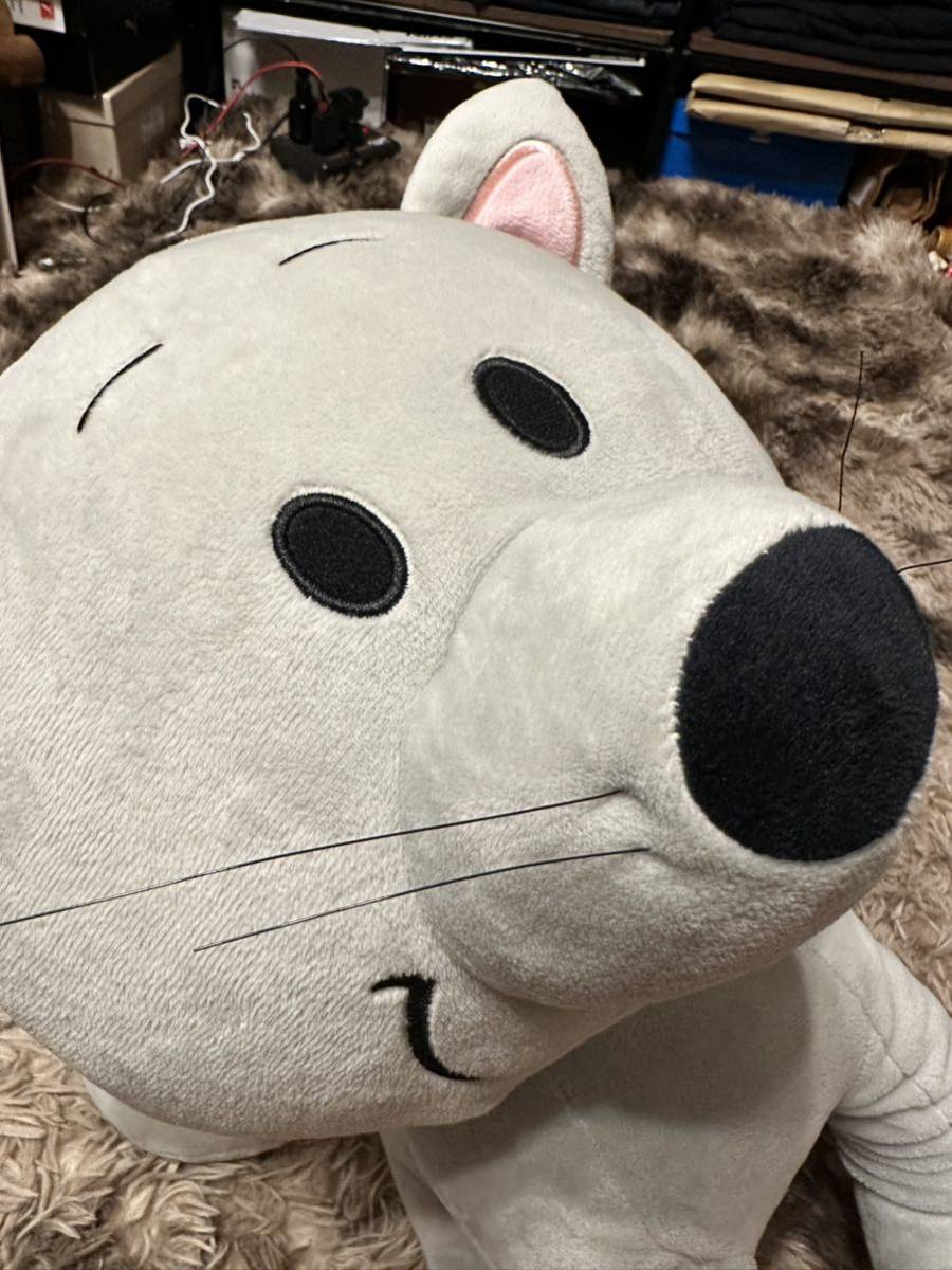 2018年製【SNOOPY FARON 超巨大 BIG ぬいぐるみ 約43cm スヌーピー ファーロン 猫】_画像3