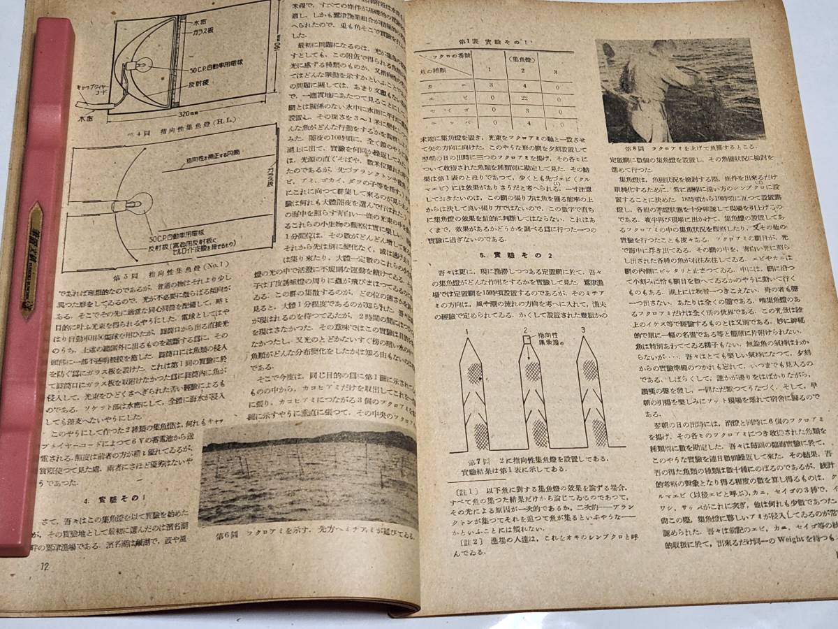 ４０ 昭和21年10月号 科学雑誌 自然 ミシンの機構 指向性集魚燈の画像8