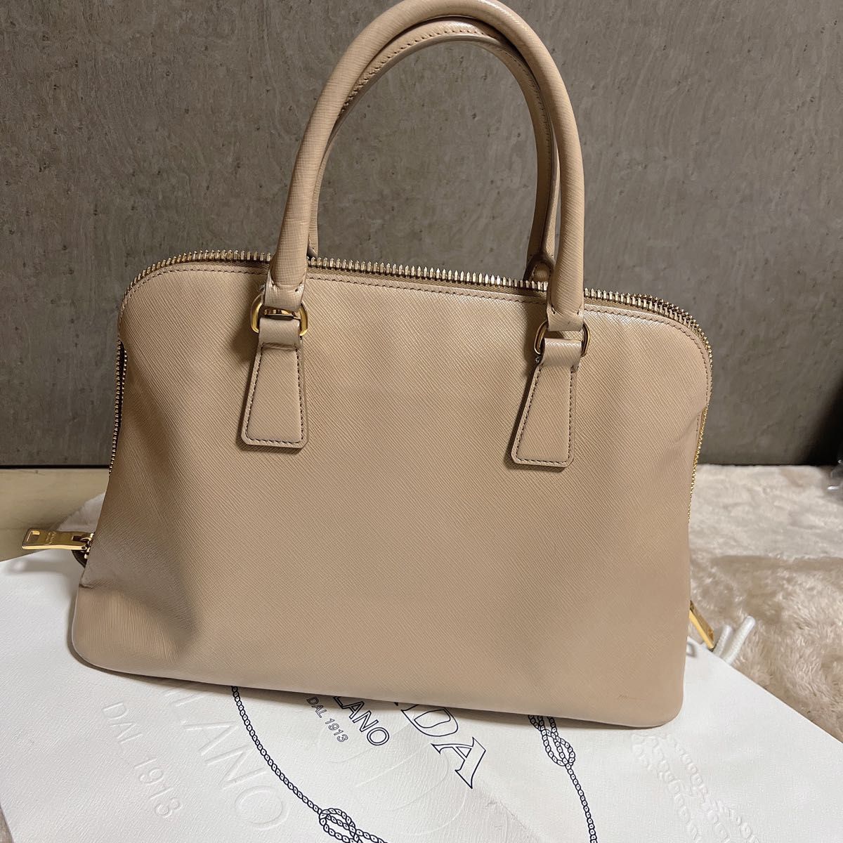 【中古】プラダ PRADA サフィアーノ 2way ハンドバッグ ハンドバッグ ショルダーバッグ