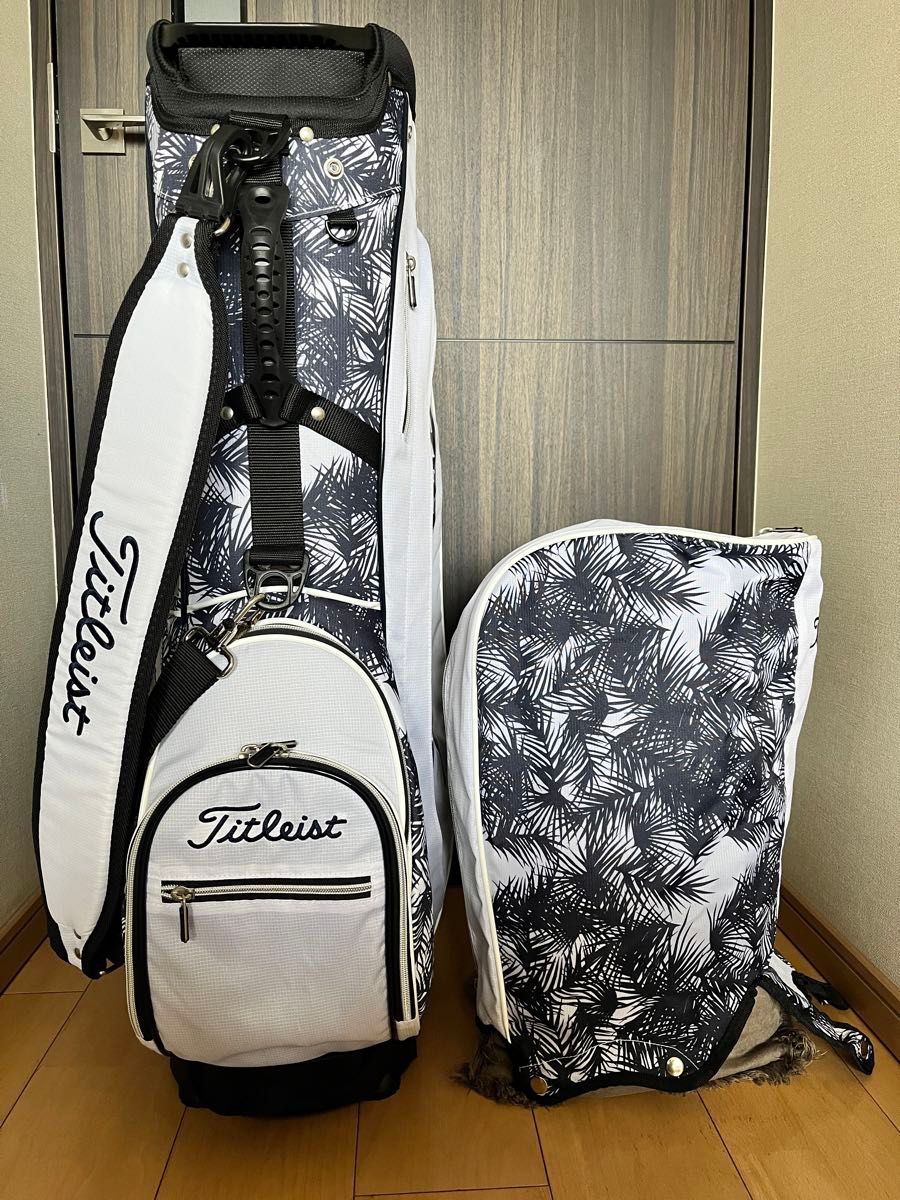 極美品！希少！タイトリスト パームツリー スタンド型キャディバッグ CBS02 Titleist 限定品　ゴルフバック　新品同様