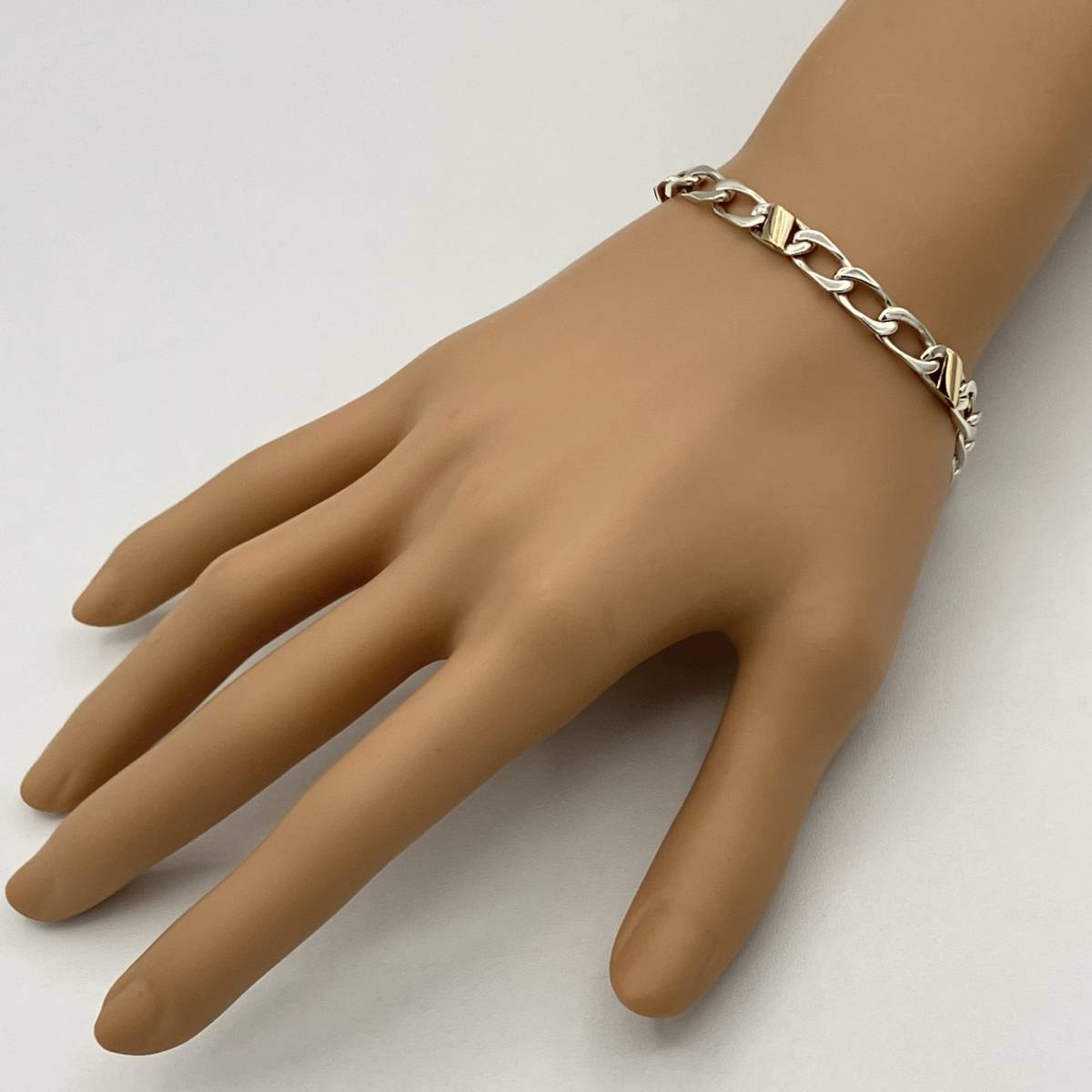 希少品 ティファニー フラット リンク コンビ ブレスレット 希少品 ティファニー フラット リンク コンビ ブレスレット
