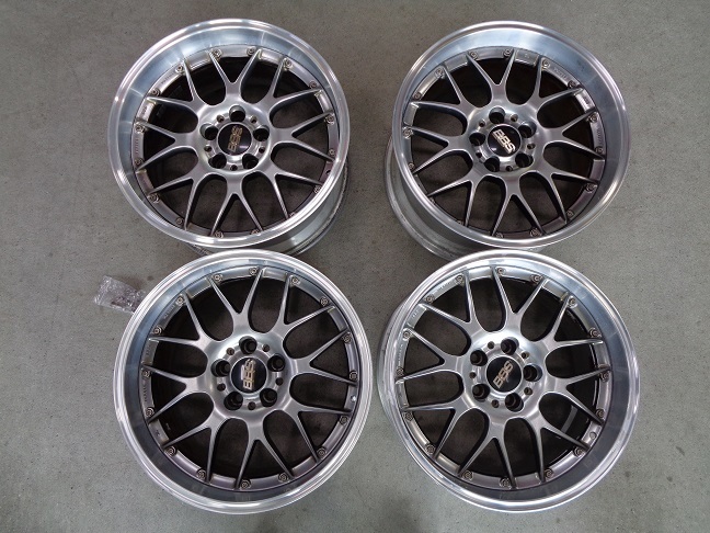 BBS RS906 FORGED　GT-Rサイズ　9.5J×18 ＋15 5H 114.3 訳あり 中古_画像1