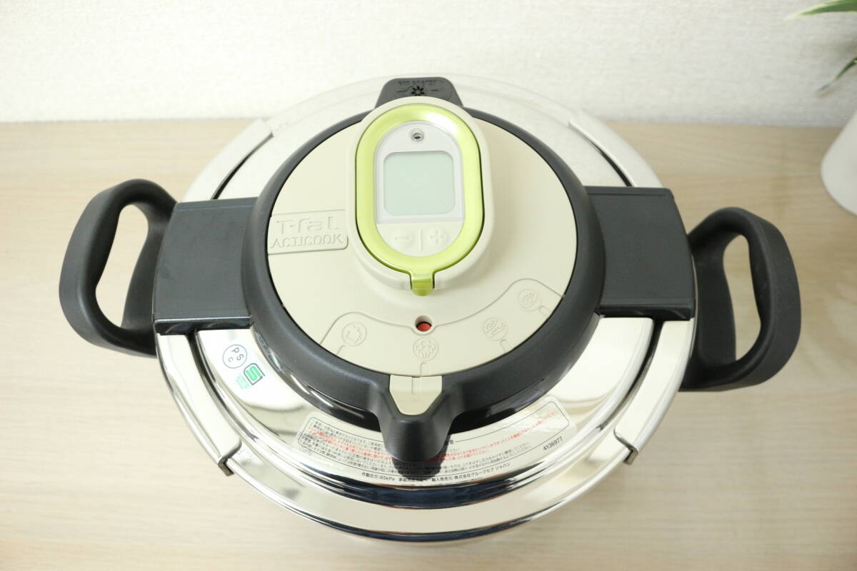 T-fal ティファール 圧力鍋 6L アクティクック シンプリー P4330775 IH対応 7H509_画像4