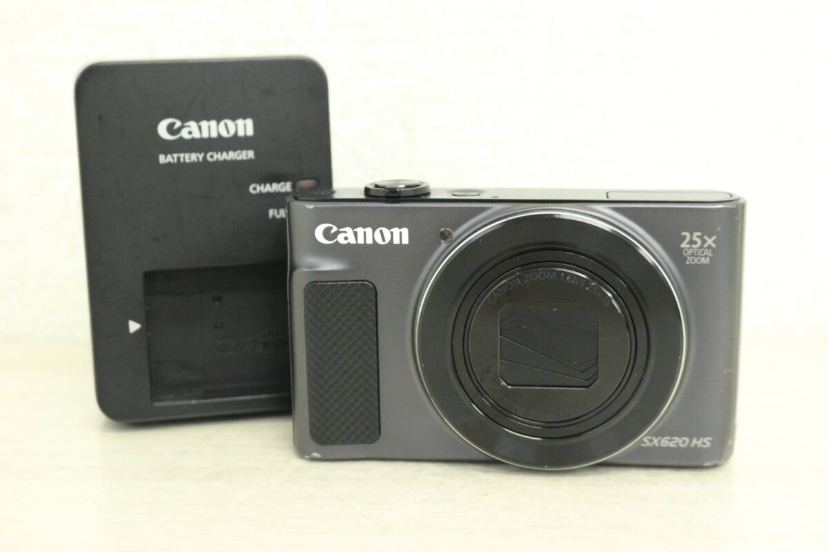  写真/動画撮影確認済 Canon PC2271 PowerShot SX620 HS コンパクト デジタル カメラ 本体/充電器/SDカード/バッテリー 3I481の画像1
