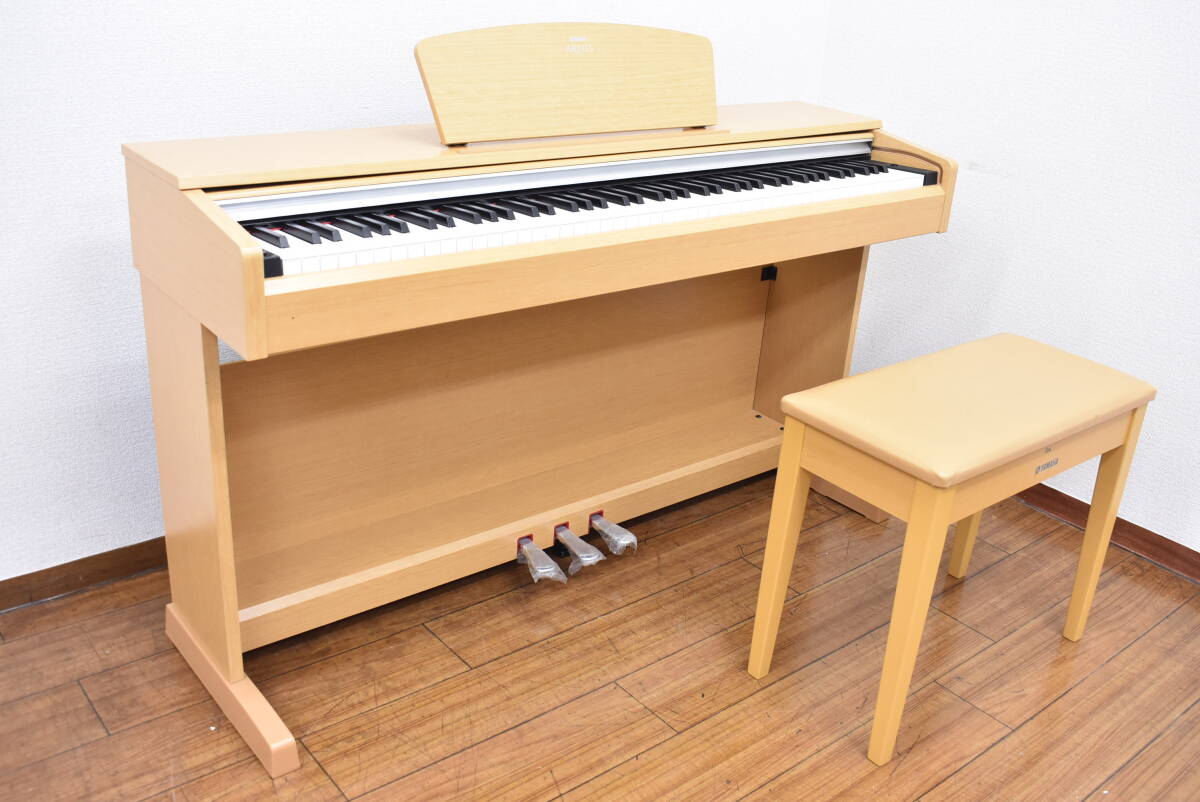 【引取限定/福岡市博多区】 YAMAHA ヤマハ 電子ピアノ YDP-141C 2010年製 88鍵盤 アリウス ARIUS 椅子付 7I629_画像1