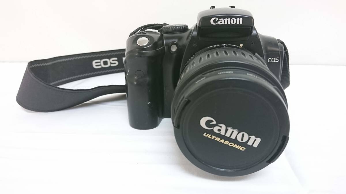 【ジャンク品】Canon キャノン EOS Kiss Digital DS6041 デジタル一眼レフカメラ レンズ おまとめセット/ウルトラソニック/6-02KO020602_画像2