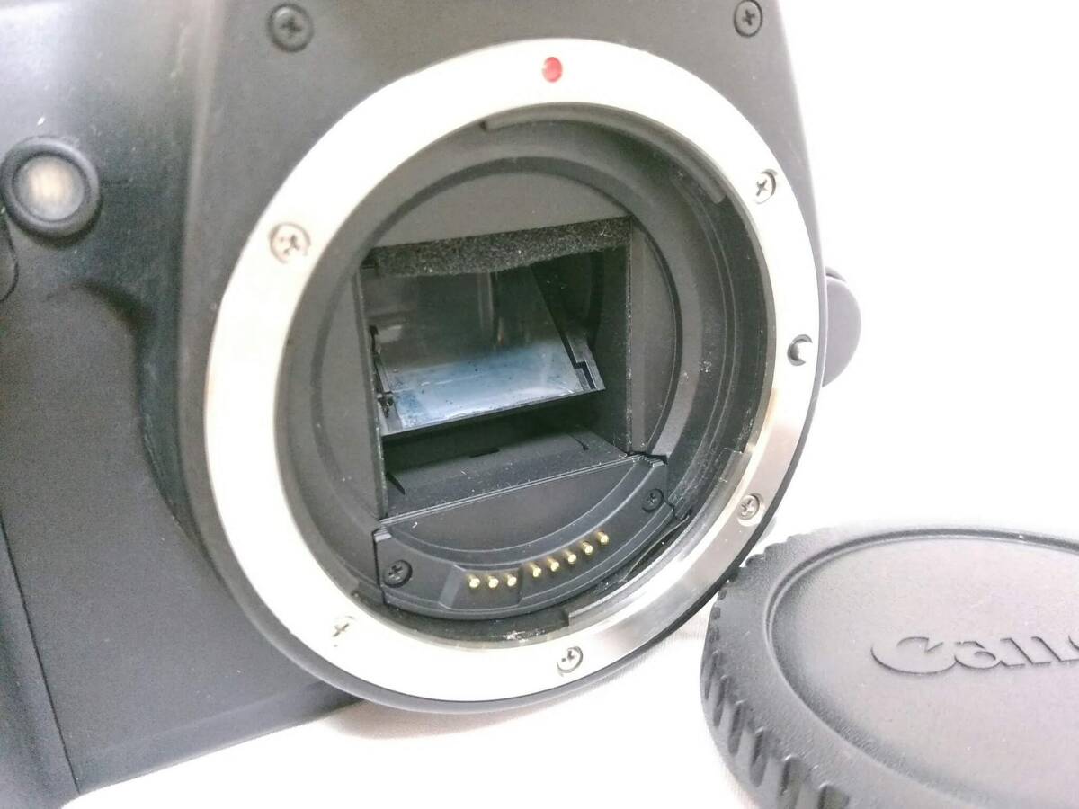 【ジャンク品】Canon キャノン EOS Kiss F DS126191 デジタル一眼レフカメラ レンズ 計3点セット/ズームレンズ/撮影/趣味/6-04KO022506_画像3