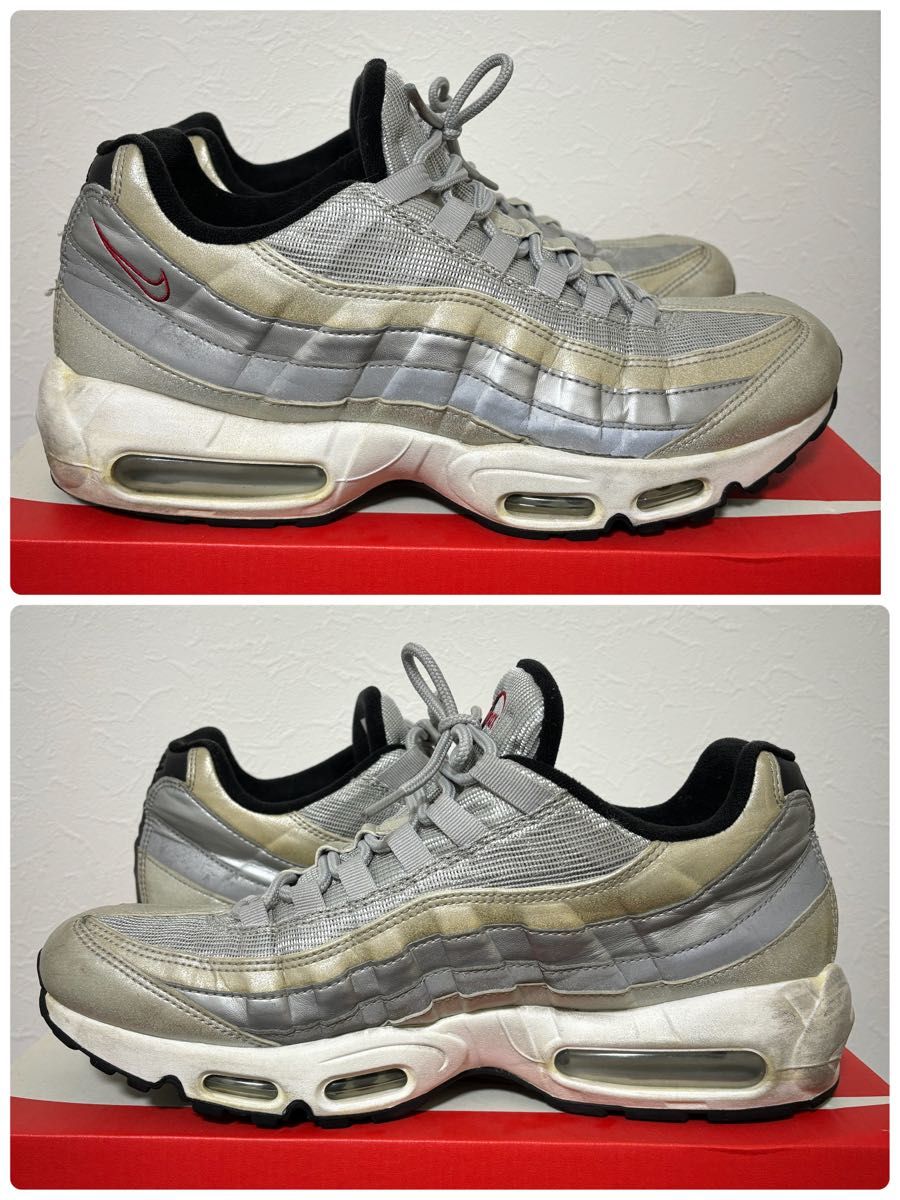 【2017年】Nike Air Max 95 Metallic Silver エアマックス メタリックシルバー 29cm US11