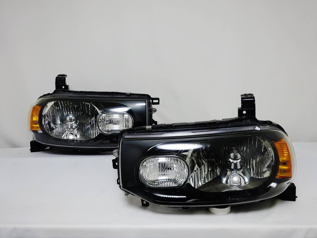 希少 美品 キューブ Z12 HID キセノン US USDM ヘッドライト ヘッドランプ ワンオフ カスタム 加工品 ヘラフラ 左右_画像1