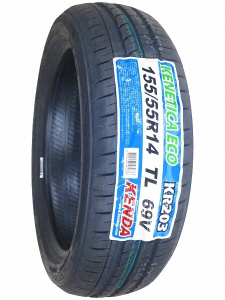 4本セット 155/55R14 2023年製造 新品サマータイヤ KENDA KR203 送料無料 ケンダ 155/55/14_画像3