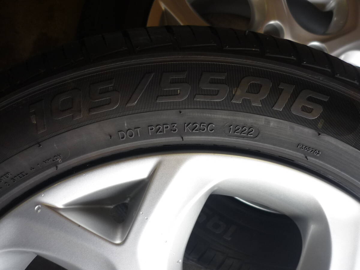 美品！タイヤバリ♪シトロエンC3純正　195/55R16　PCD108　+22_画像5