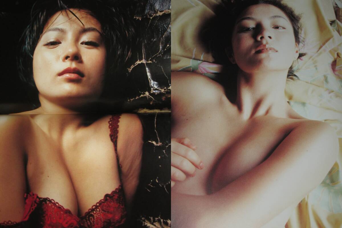  photoalbum Yoshimoto Takami Surfacing many . beautiful 26 -years old semi nude 2002 year with belt regular price 3080 jpy Ultraman Tiga 