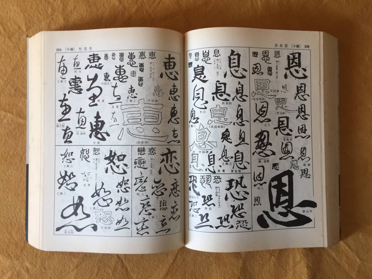 1973年 ビンテージ 書体字典 高塚竹堂 監修 漢字篇 和 野ばら社編 名筆集 漢字二千六百余字 古書 昭和48年 初版昭和40年 定価八百円 日本 の画像9