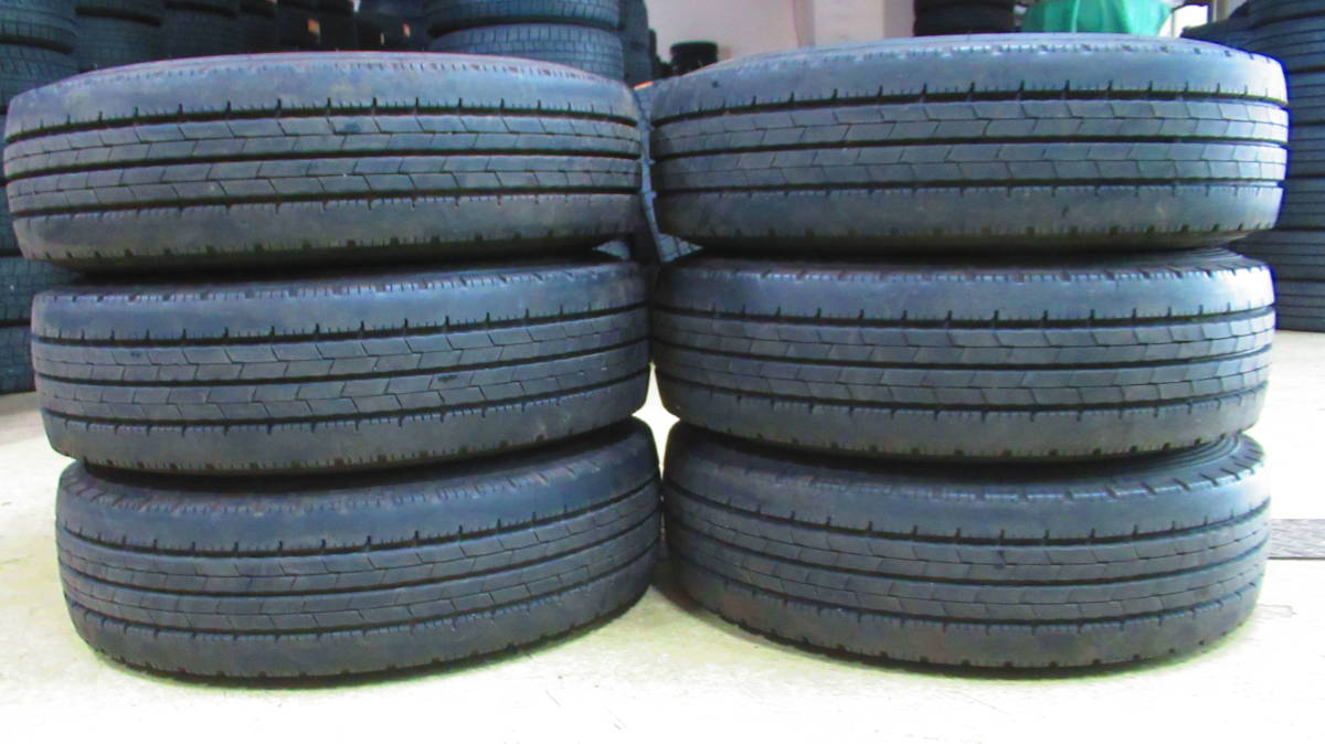 2021年製 DUNLOP ENASAVE SPLT50 ラジアル 195/75R15 109/107N LT THB15×5J 110-8 6本 ダイナ トヨエース デュトロ 条件付き送料無料!!