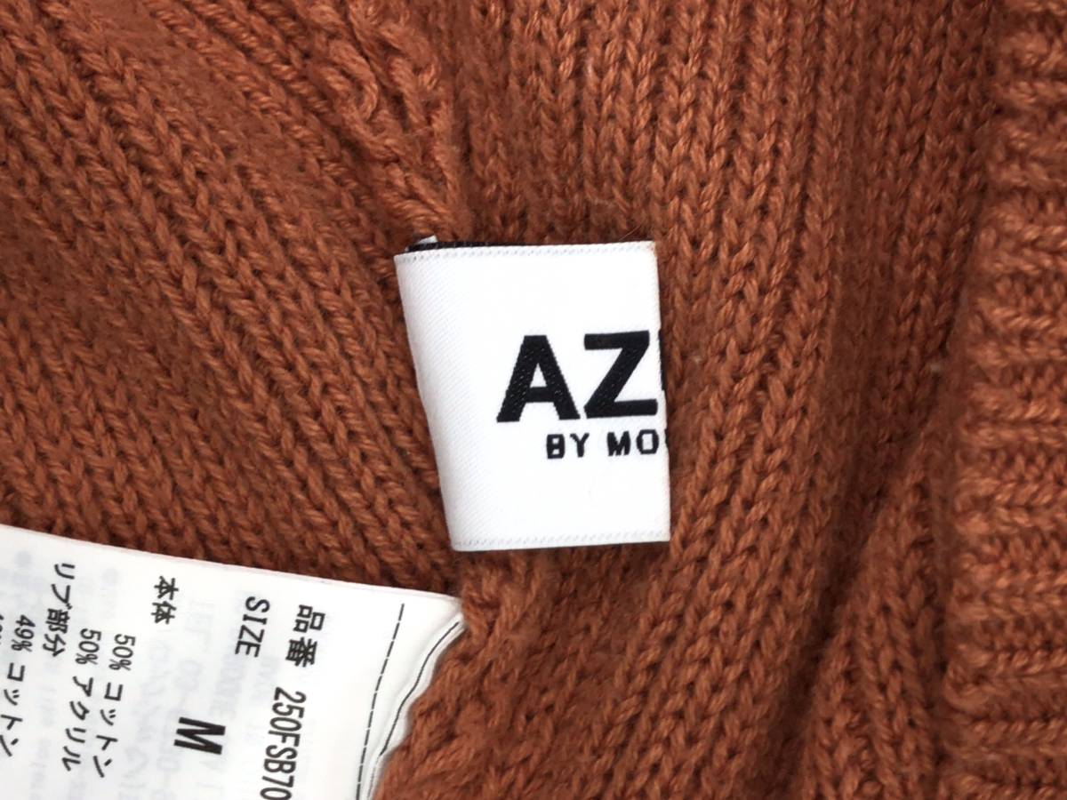 AZUL by moussy azur bai Moussy knitted do Lost orange size M lady's 24020801