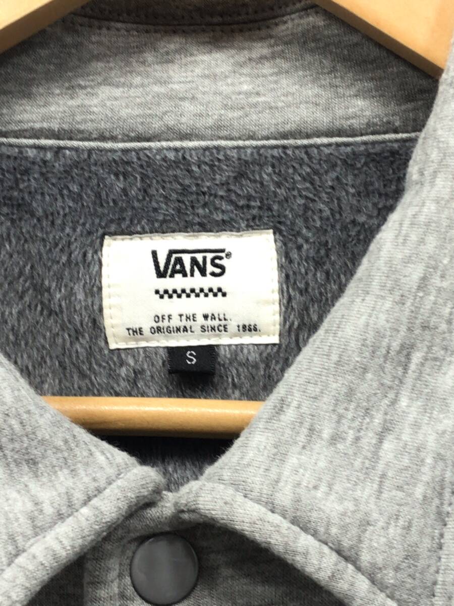 VANS バンズ ジャケット 裏ファー グレー サイズS メンズ 24021402の画像5