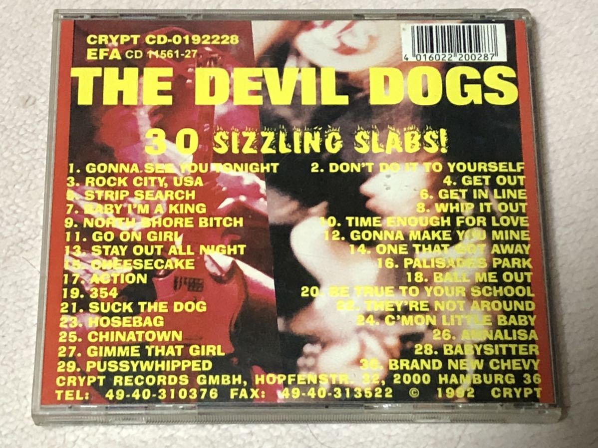 the devil dogs / 30sizzling slabs! 検索 crypt teengenerate stiff killed by death slash ramones damned sex pistols パンク天国の画像2