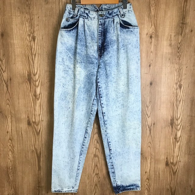 80s USA製 VINTAGE Levi’ｓ 900 Series ケミカルウォッシュデニムパンツ ジョッパーズパンツ バギーパンツ ジーンズ e24020418_画像1