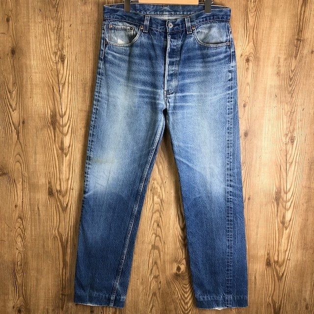 90s VINTAGE USA製 リーバイス 501 デニム ジーンズ Levi's 36×38 メンズM～Lサイズ程 ジーパン e24022031