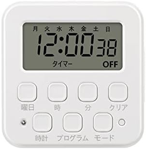 【新品送料無料】ビーエヌリンク(BN-LINK) スマート デジタル コンセントタイマー スイッチ式 プログラム 大画面 ホワイト リピート機能_画像1