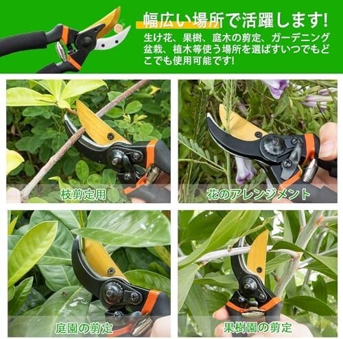 [ new goods free shipping ][ popular garden .. recommendation ]Bizzico pruning scissors pruning basami2 -step adjustment possibility pruning . for women scissors for gardening SK85 height charcoal element steel blade 
