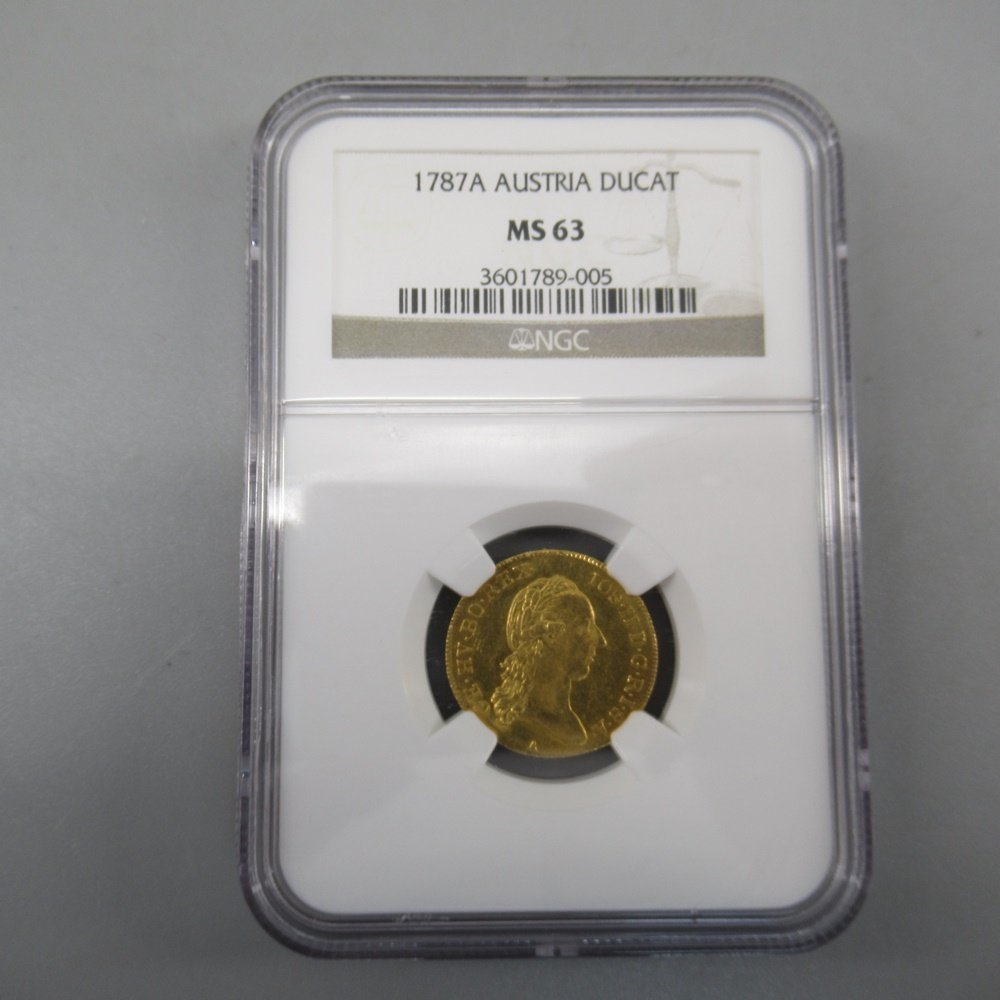 ダカット金貨 1787 ヨーゼフ2世 NGC MS63 貨幣 101-2457201【O商品】_画像1