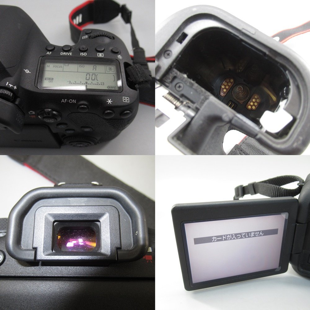 1円～ Canon キヤノン EOS 6D Mark II ボディ・レンズ ※通電確認済み 現状品 カメラ 328-2450095【O商品】の画像5