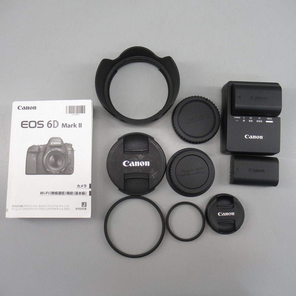1円～ Canon キヤノン EOS 6D Mark II ボディ・レンズ ※通電確認済み 現状品 カメラ 328-2450095【O商品】の画像8