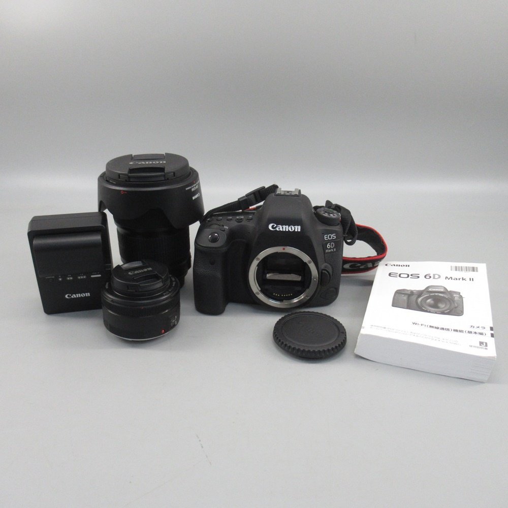 1円～ Canon キヤノン EOS 6D Mark II ボディ・レンズ ※通電確認済み 現状品 カメラ 328-2450095【O商品】の画像1