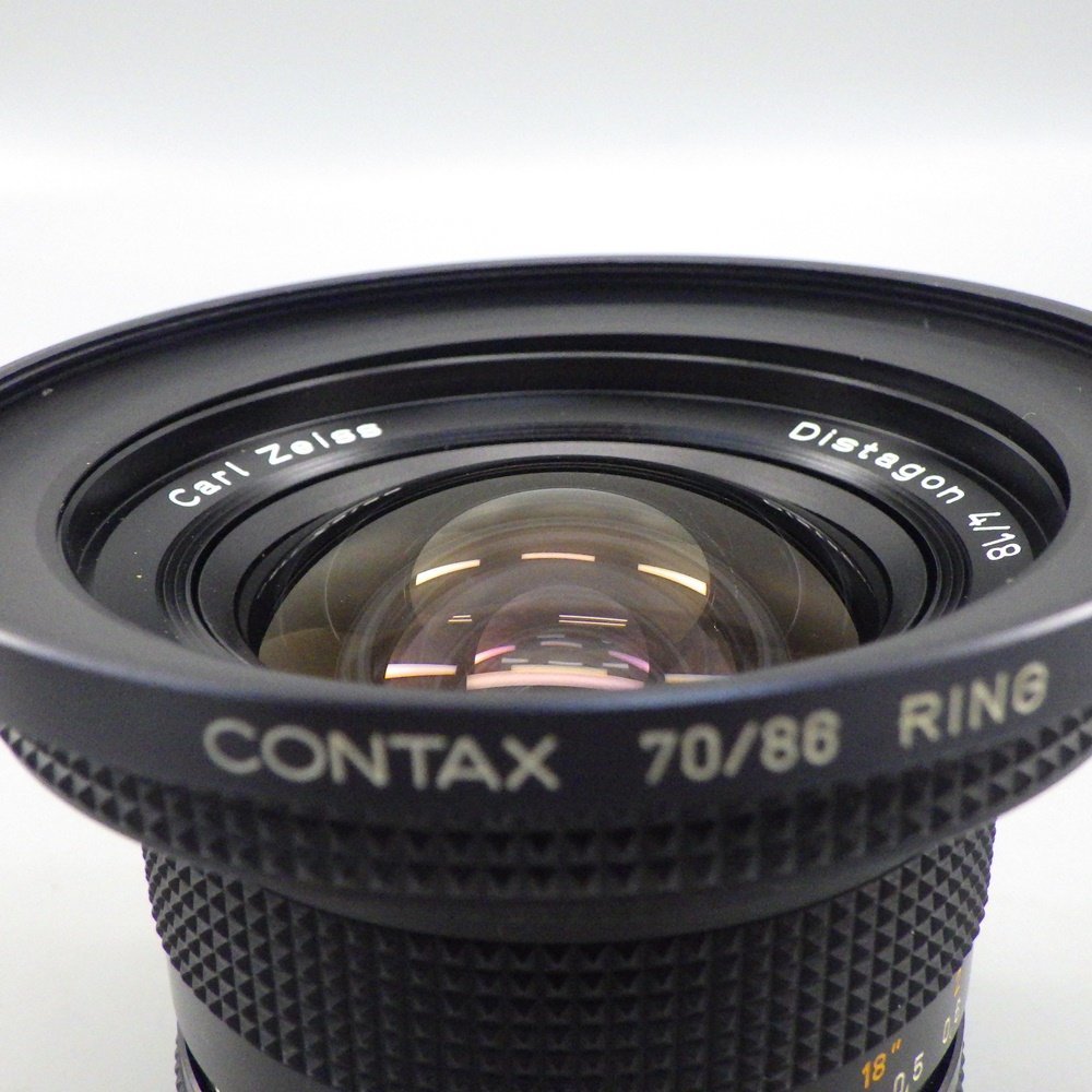 1円～ Contax コンタックス カールツァイス Distagon 4/18 T* ※動作未確認 現状品 レンズ 157-2446252【O商品】_画像2