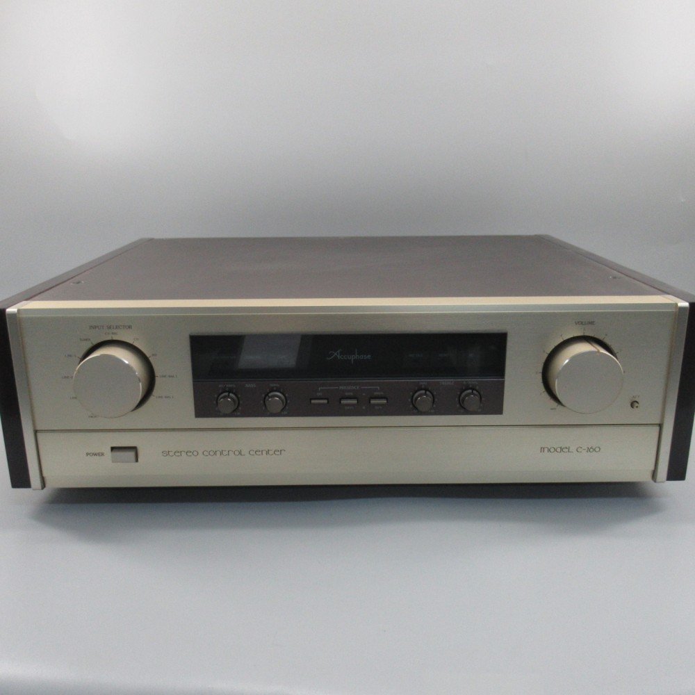 1円～ Accuphase C-260 コントロールアンプ アキュフェーズ 通電確認済み 現状品 オーディオ機器 324-2525543【O商品】_画像1