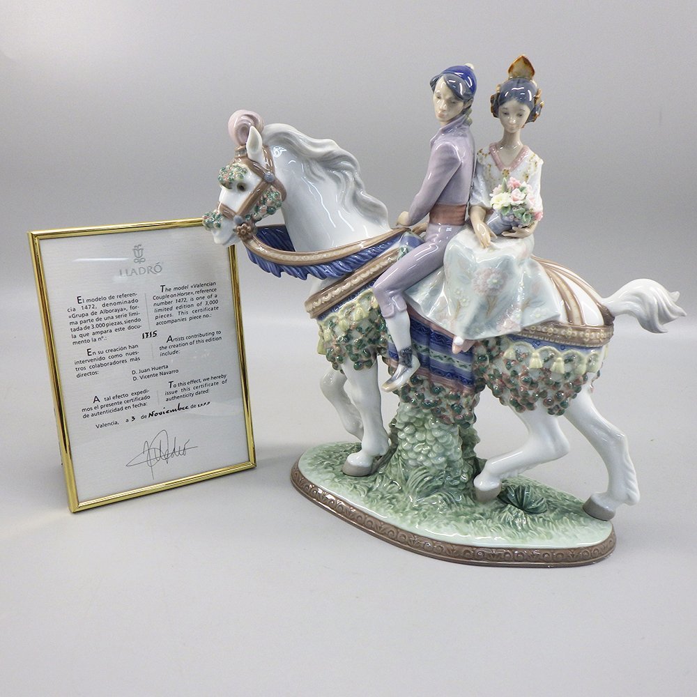 Yahoo!オークション - 1円～ Lladro リヤドロ「Valencian Cou...