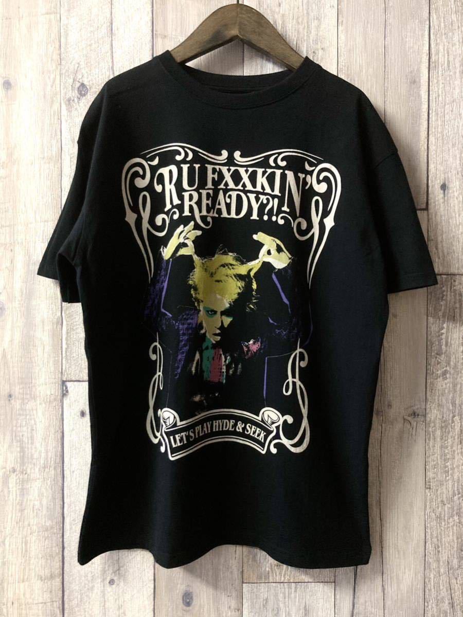 HYDE着 HYDE DEVIL Tシャツ HYDEVIL デビルハイド Mサイズ LIVE HYDE着 HYDE DEVIL Tシャツ HYDEVIL デビルハイド Mサイズ LIVE