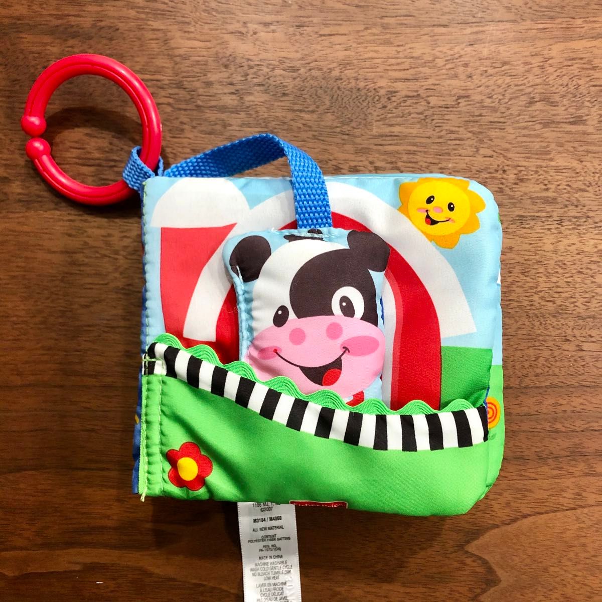 ★最終価格★Fisher Price どうぶつベビー めくってモー!おでかけ布えほん