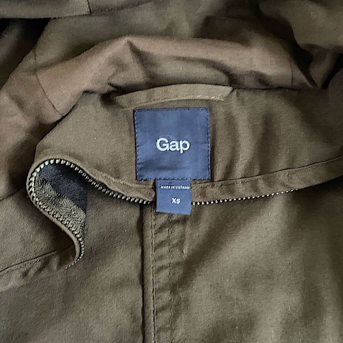 古着 メンズ gap モッズコート ミリタリー カーキ vintage old