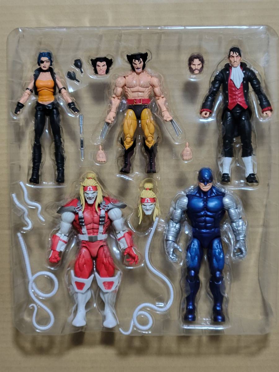 マーベルレジェンド X-MEN ウルヴァリン 5パック オメガレッド カリスト サイバー ジェイソン・ウィンガード マスターマインド マーベルレジェンド X-MEN ウルヴァリン 5パック オメガレッド カリスト サイバー ジェイソン・ウィンガード マスターマインド