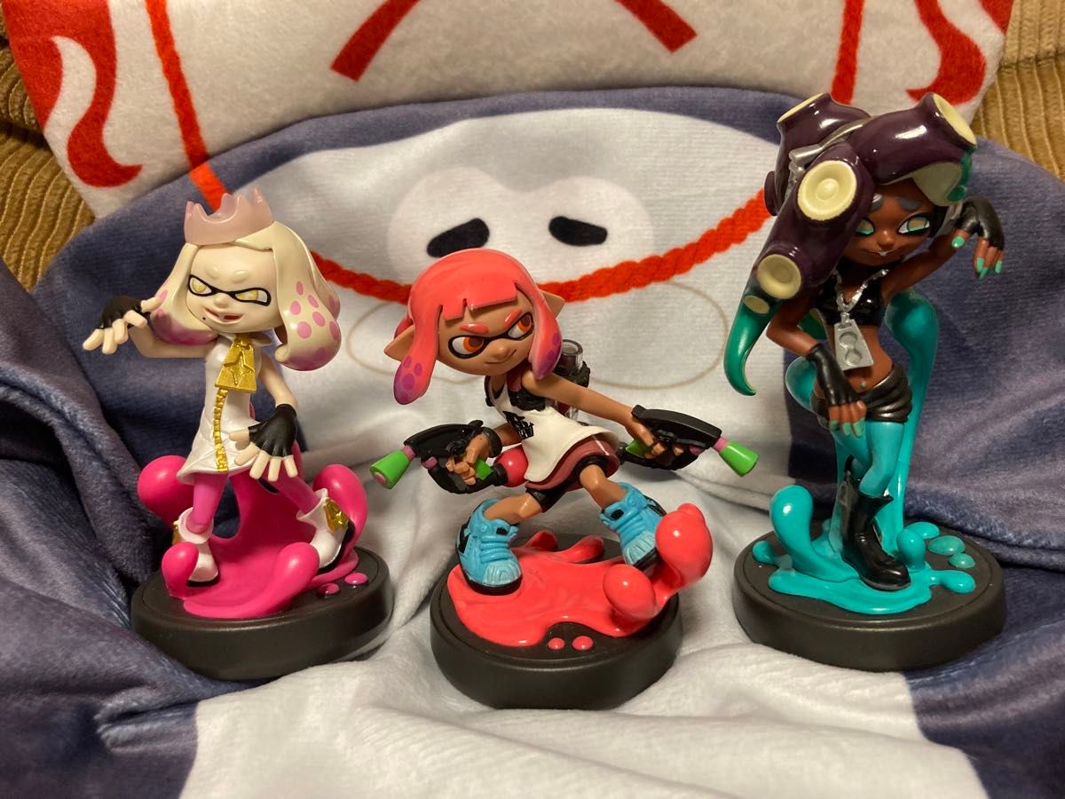 スプラトゥーン amiibo 3体セット ヒメ イイダ ネオンガールピンク 