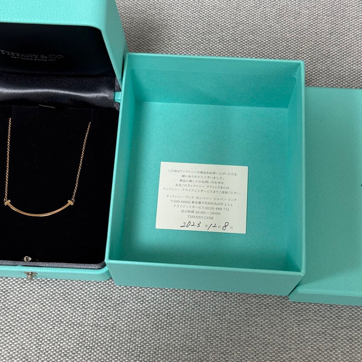 Tiffany&Co ティファニー スマイルネックレス スモール ローズ Tiffany&Co ティファニー スマイルネックレス スモール ローズ